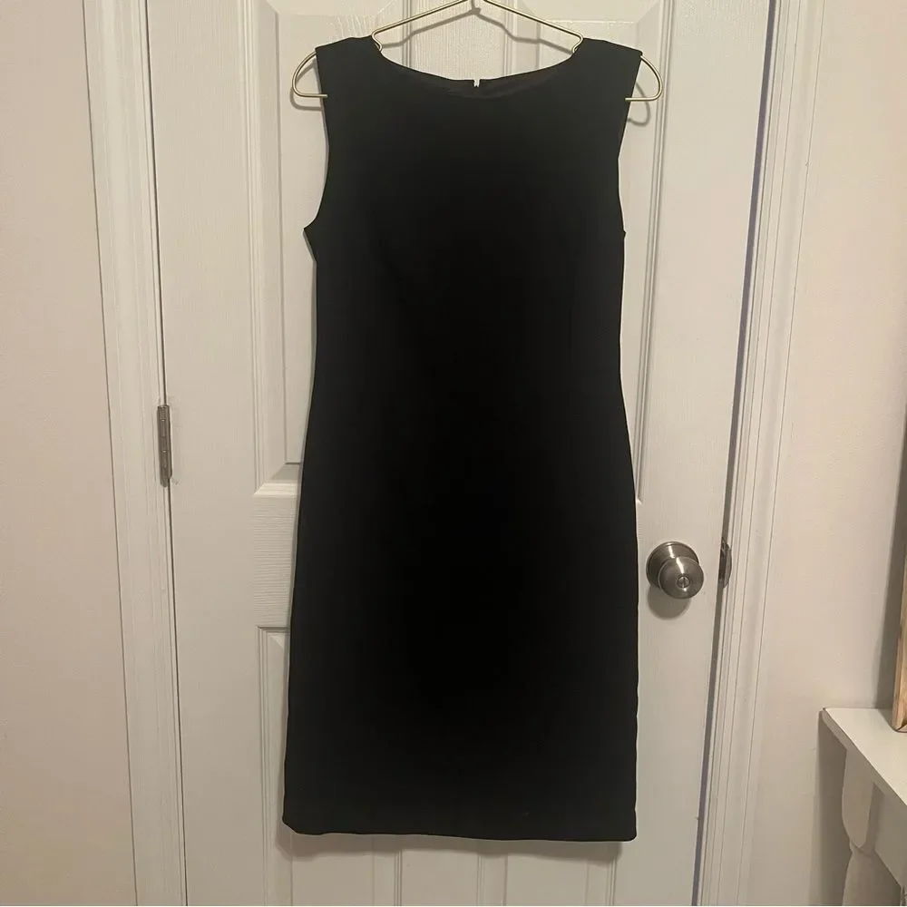 NWT Lafayette 148 New York Black Midi Dress